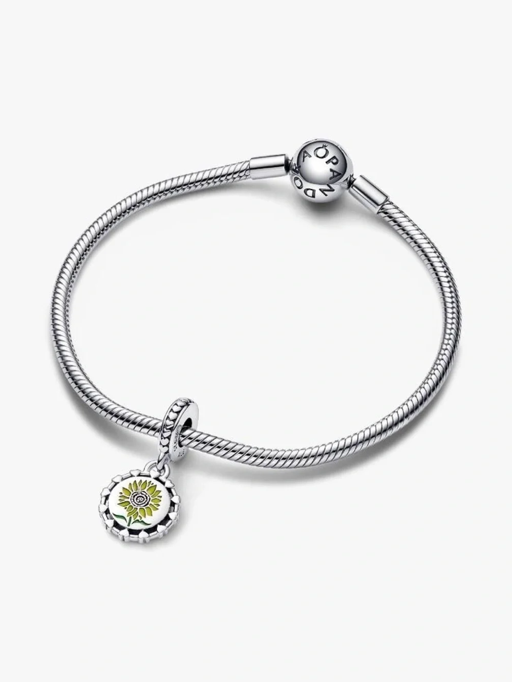 Pandora Sunflower Dangle Charm